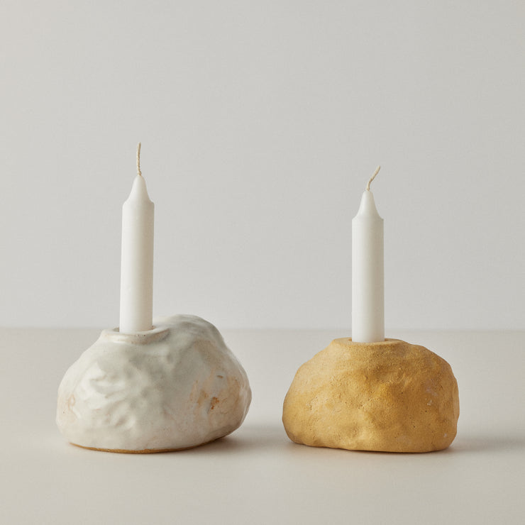 TZ'ROR CANDLESTICKS (WHITE/GOLD) | JST X ZACK NATHANSON