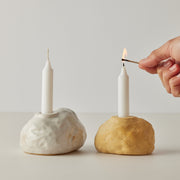 TZ'ROR CANDLESTICKS (WHITE/GOLD) | JST X ZACK NATHANSON