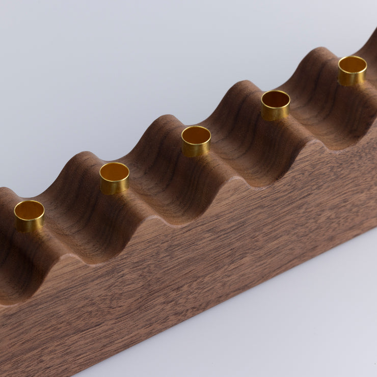 WAVE MENORAH | WOOD